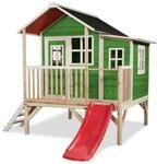 Spielturm EXIT "Loft 350", gr&uuml;n, Spielt&uuml;rme, KinderB:322cm H:215cm T:190cm, Holz,