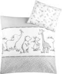 Julius Z&ouml;llner Kinderbettw&auml;sche "Safari" 2 Stk. mit unterschiedlichen Tieren