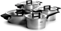 WOLL Topf-Set "Concept" Set, 1 Stieltopf 18 cm, je 1 Kochtopf 20/24 cm, 1 Bratentopf