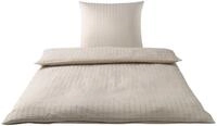 Bettw&auml;sche ELEGANTE "Chelsea", beige (creme), B/L: 135cm x 200cm, 1 Stk., 1 Stk.,