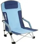 Faltstuhl BRUNNER "Strandstuhl Bula", blau (blau, silberfarben, blau), St&uuml;hle,
