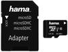 HAMA Speicherkarte "microSDHC 16GB Class 10 UHS-I 80MB/s + Adapter/Foto"