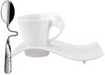 Villeroy & Boch Espressotasse "Espressoset NewWave Caff&egrave; 3er Set wei&szlig;"