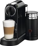 Nespresso Kapselmaschine "CITIZ EN 267.WAE von DeLonghi, White" inkl. Aeroccino
