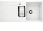 Granitsp&uuml;le BLANCO "METRA 6 S-F", wei&szlig;, B:49cm H:19cm T:99cm, Verbundwerkstoff,