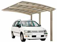 Ximax Einzelcarport "Portoforte Typ 110 Standard-Edelstahl-Look", Aluminium, 254 cm,