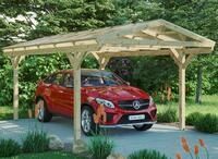 Skanholz Einzelcarport "Westerwald" Leimholz 326 cm natur
