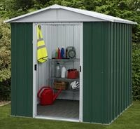 YARDMASTER Ger&auml;tehaus "Bayern 66" Metall, mit Bodenrahmen