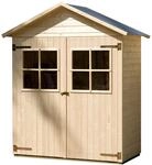 weka Ger&auml;tehaus "Garten-/Terrassenschrank 357 Gr.2" natur, Satteldach, 14 mm