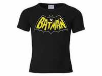 T-Shirt LOGOSHIRT "Batman" Gr. 140, schwarz Mädchen Shirts T-Shirts