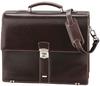 Aktentasche ALASSIO "Monaco" Gr. B/H/T: 38 cm x 31 cm x 16 cm, braun Herren Taschen