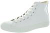 Sneaker CONVERSE "Chuck Taylor All Star Hi Monocrome Leather" Gr. 38, weiß (white)