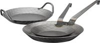 GSW Pfannen-Set Eisen Set, 1x Bratpfanne &Oslash; 20 cm, 1x Bratpfanne &Oslash; 24 cm, 1x
