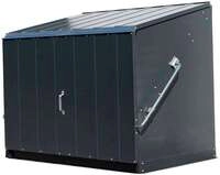 Trimetals Fahrradbox "Stowaway" M&uuml;lltonnenbox f&uuml;r 2x240 l, Stahl, (BxTxH):