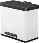 Hailo M&uuml;lleimer "&Ouml;ko trio Plus L" 3 Beh&auml;lter 27 l, Stahlblech o.Edelstahl,