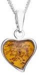 Kette mit Anh&auml;nger OSTSEE-SCHMUCK "Ostsee-Schmuck Kette mit Anh&auml;nger Herz Kette mit