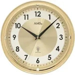 Funkwanduhr AMS "5946", gold (goldfarben), Wanduhren, &Oslash; 30cm,
