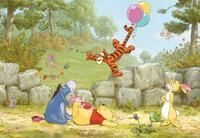 Komar Fototapete "Winnie the Pooh Ballooning - Gr&ouml;&szlig;e 368 x 254 cm" bedruckt glatt