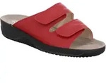Pantolette ROHDE "Soltau-40", Damen, Gr. 42, rot, Leder, Basic, Schuhe Pantolette,