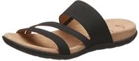 Pantolette GABOR, Damen, Gr. 36, schwarz, Textil, Leinenoptik, Schuhe Pantolette,