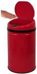 ECHTWERK M&uuml;lleimer "INOX RED" 1 Beh&auml;lter Infrarot-Sensor, Korpus aus Edelstahl,
