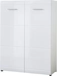 GERMANIA Schuhschrank "Adana" verstellb. B&ouml;den, Hochgl.-Fronten, B: 90 oder 134 cm,