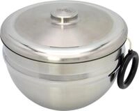 GSD HAUSHALTSGER&Auml;TE Salatschleuder Edelstahl, 24,5 cm