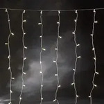 KONSTSMIDE Lichtervorhang, transparent, Dioden 160 Stk. Flammen 160 Stk.,
