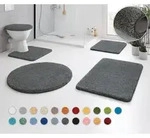 Badematte KLEINE WOLKE "RELAX, Badvorleger, Badezimmer Teppich" Gr. 2, grau