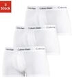 Calvin Klein Underwear Trunk "Low Rise Trunk 3 PACK" 3 Stk. mit wei&szlig;em Webbund