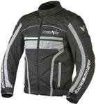 Motorradjacke NERVE "Race Stuff" Gr. L, silber (schwarz, silberfarben), Jacken,