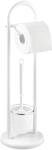WENKO WC-Garnitur "Siena" Stand WC-Garnitur, Toilettenpapierhalter, Rollenhalter &