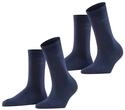 Esprit Socken "Uni" 2 Paar, 2 Paar tlg. aus elastischem Material, atmungsaktiv,