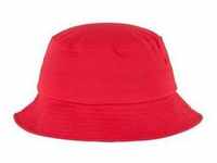 Flex Cap FLEXFIT "Unisex Flexfit Cotton Twill Bucket Hat" Gr. one size, rot (red)