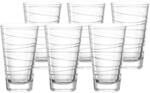LEONARDO Glas "Trinkgl&auml;ser Vario Struttura 280 ml 6er Set transparent"