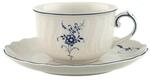 Villeroy & Boch Tasse "Teetasse mit Untertasse Vieux Luxembourg 150 ml wei&szlig;-blau"