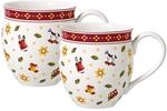 Villeroy & Boch Becher "Henkelbecher Toys Toys Delight 390 ml 2er Set bunt"