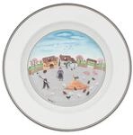 Villeroy & Boch Suppenteller "Suppenteller H&uuml;hnerhof Design Naif &oslash; 21 cm bunt"