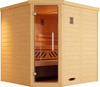 WEKA Sauna "Kemi" Saunen 7,5 kW-Ofen mit digitaler Steuerung beige (natur) Saunen