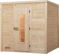 weka Sauna "Bergen" Set, 7,5 kW Bio-Ofen mit digitaler Steuerung