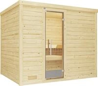 weka Sauna "Bergen" Set, 7,5 kW-Ofen mit digitaler Steuerung