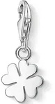 Charm-Einh&auml;nger THOMAS SABO "Kleeblatt", silber (silberfarben), Charms, Damen,