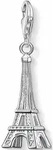 Charm-Einh&auml;nger THOMAS SABO "Eiffelturm-Design", silber (silberfarben), Charms,