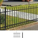 Alberts Metallzaun "Chaussee" H&ouml;he: 100 und 120 cm, Gesamtl&auml;nge: 10 m, zum