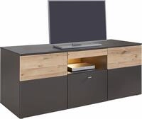 FORTE Lowboard "Como" TV-Board, LED Beleuchtung, Soft Close, Stauraum,...