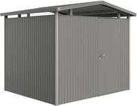 Biohort Ger&auml;tehaus "PANORAMA Gr. P3 quarzgrau-metallic mit Standardt&uuml;r" aus Metall