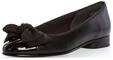 Ballerina GABOR "Gabor Ballerinas Leder/Textil", Damen, Gr. 37, schwarz, Leder,
