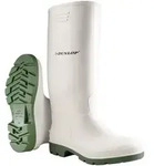 Gummistiefel DUNLOP "Pricemastor", Damen, Gr. 38, wei&szlig;, Obermaterial: 100% PVC...
