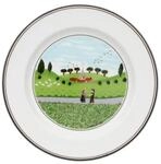 Villeroy & Boch Brotteller "Brotteller Begegnung Design Naif &oslash; 17 cm bunt"