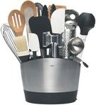OXO Good Grips Zubeh&ouml;raufbewahrungsst&auml;nder Utensilienhalter, Edelstahl